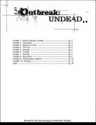 Outbreak: Undead - Errata and Index for Print.