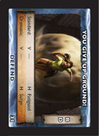 Torg Eternity - Drama Card - You Give Up Ground!