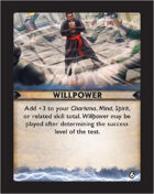Torg Eternity - Destiny Card - Willpower 6
