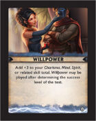 Torg Eternity - Destiny Card - Willpower 8