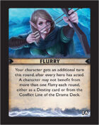 Torg Eternity - Destiny Card - Flurry 16