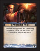 Torg Eternity - Destiny Card - Opponent Fails 27