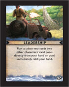 Torg Eternity - Destiny Card - Leadership 50