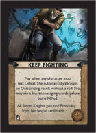Torg Eternity - Core Earth Cosm Card - Keep Fighting