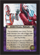 Torg Eternity - Cyberpapacy Cosm Card - Heretical Magic