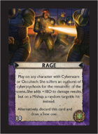 Torg Eternity - Cyberpapacy Cosm Card - Rage