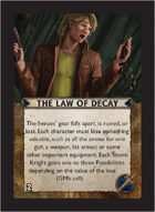 Torg Eternity - Living Land Cosm Card - The Law of Decay
