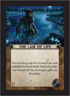 Torg Eternity - Living Land Cosm Card - The Law of Life