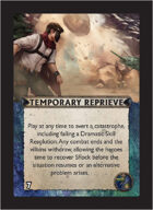 Torg Eternity - Nile Empire Cosm Card - Temporary Reprieve