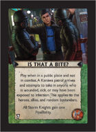 Torg Eternity - Pan-Pacifica Cosm Card - Is that a Bite?