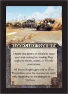 Torg Eternity - Tharkold Cosm Card - Looks like Trouble