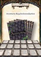 Aventuria Regelreferenzkarten (Abenteuermodus)