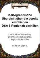 Kartographische Übersicht über die bereits erschienen DSA 5-Regionalspielhilfen