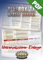 Savage Worlds - Pinebox MS Universalschirmeinleger (PDF) als Download kaufen