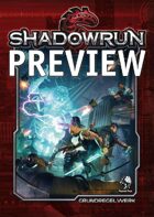 Shadowrun 5 Grundregelwerk - Preview: Inhaltverzeichnis