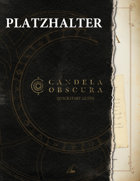 Candela Obscura: Schnellstarter