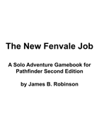 The New Fenvale Job