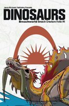Breachworld Breach Creature Folio #1 - Dinosaurs