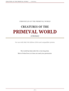 Creatures of the Primeval World