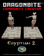 Egyptian 2 - Half Sized and Statues