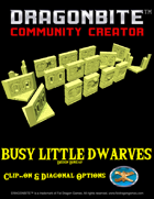 Busy Little Dwarves - Clip On Walls