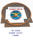 16 inch round scifi rooms