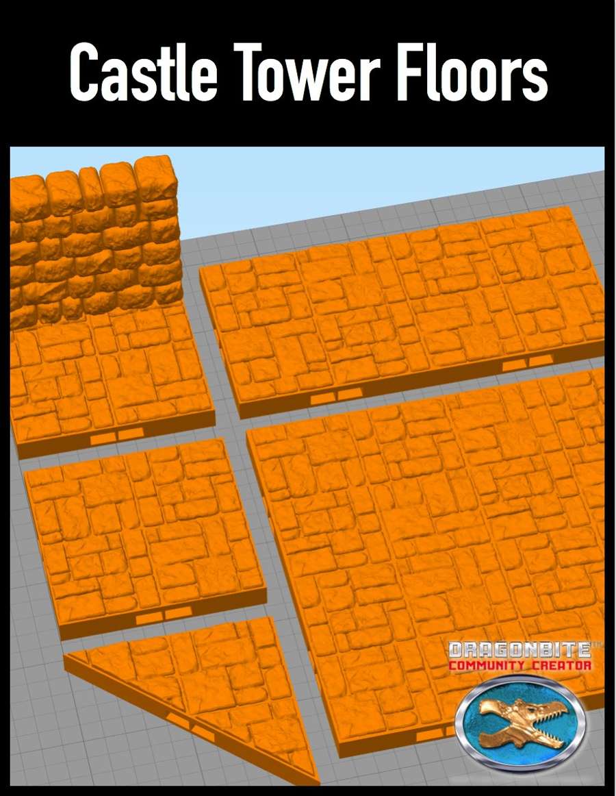Castle Tower Floors - Fat Dragon Games | DragonBite | Nerdhaus ...