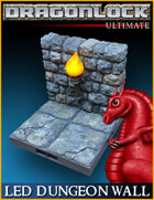 DRAGONLOCK Ultimate: LED Dungeon Wall (2x2 tile)