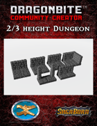 2/3 Height Dungeon Walls