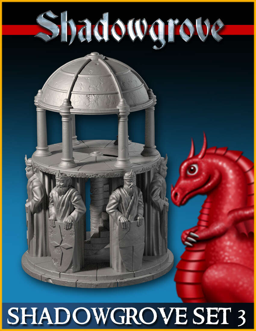 DRAGONLOCK: Shadowgrove Forest Set 3 - Fat Dragon Games