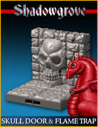 DRAGONLOCK: Dungeon Skull Door & Flame Trap