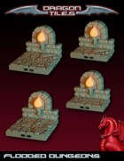 DRAGON TILES: Dungeon Torch Walls