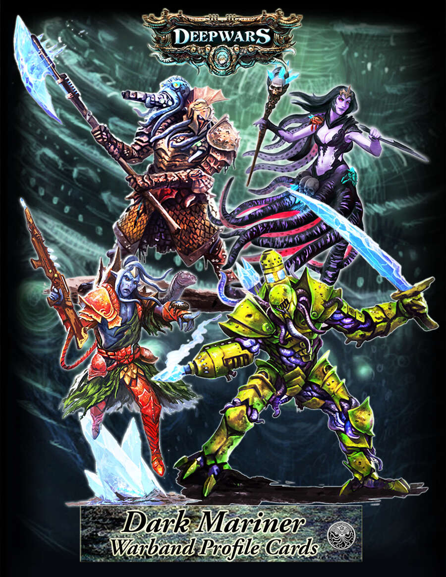 Deepwars DeepWars - Dark Mariners Warband Profile Cards - V2 - AntiMatter Games ...