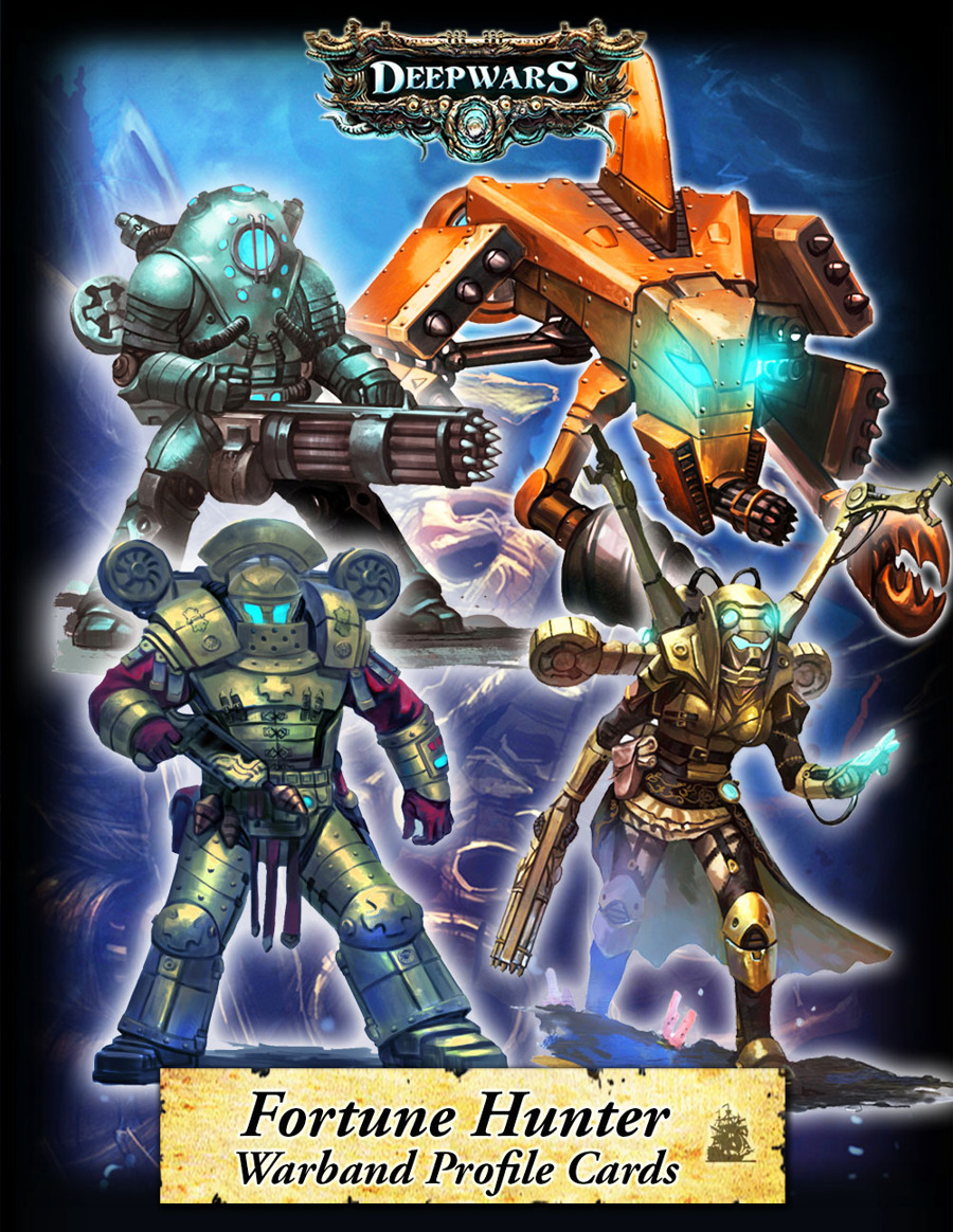 Deepwars DeepWars - Fortune Hunter Warband Profile Cards - Abyssal Doom ...