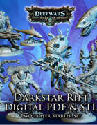 DeepWars - Darkstar Rift 2-Player Starter (Print & Play PDF/STL)