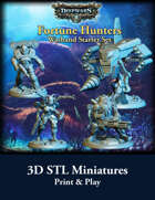 DeepWars - Fortune Hunters Warband STL - 3D printable miniatures