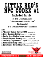 Little Red's NPC Codex #1