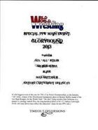 Wild World Wrestling: Glorybound PPV 2013