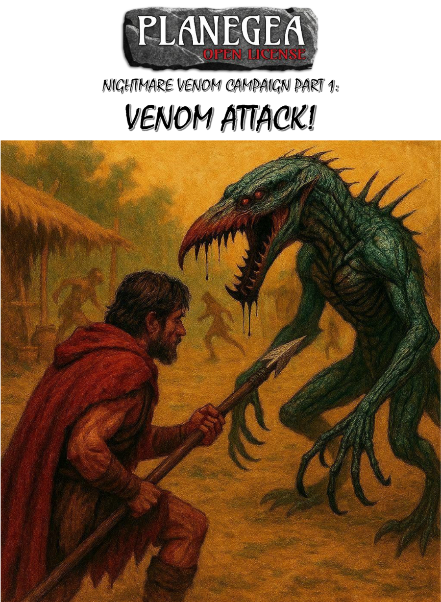 Cover of Venom Attack! A Planegea 5e Adventure