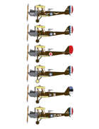 1/72 RAF RE.8 paper model kit