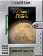 100 Planet Aspects & Quirks