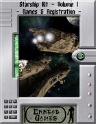 [SSK] - Starship Kit - Volume 1 - Name & Registration