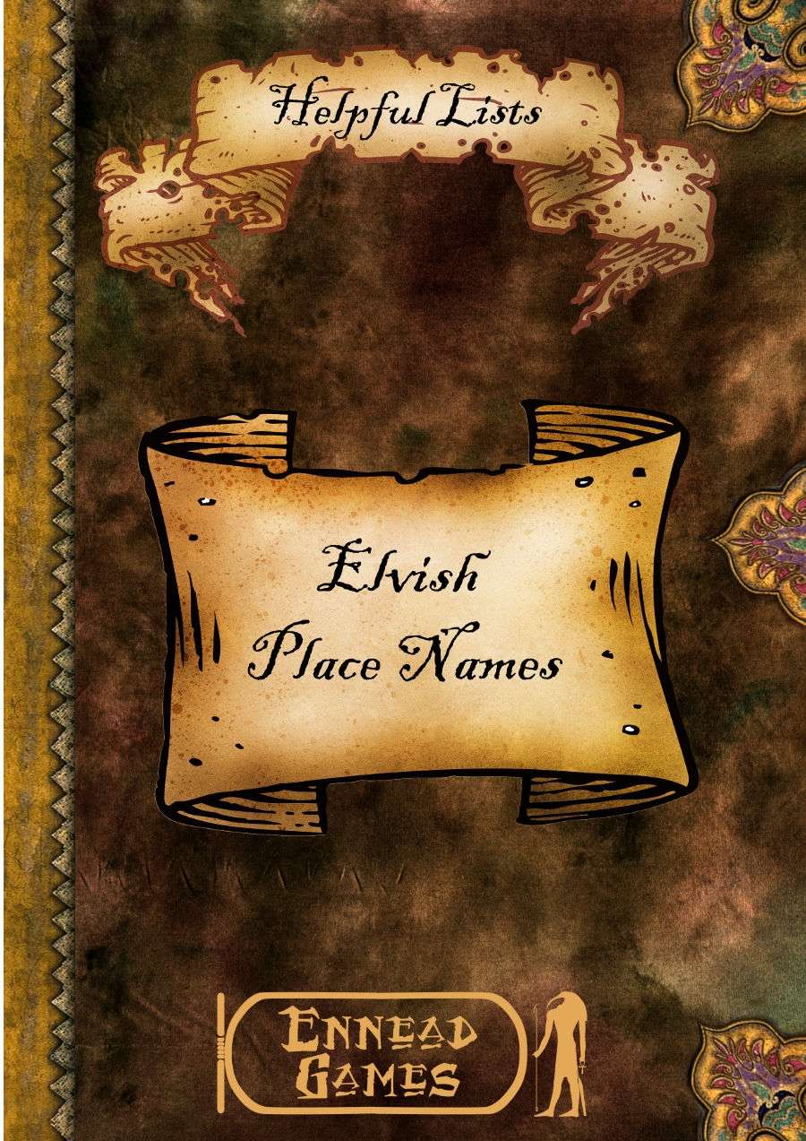 100 Elvish Place Names - Ennead Games | Name Lists | DriveThruRPG