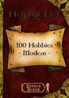 100 Hobbies - Modern