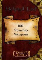 100 Starship Weapons