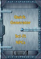 Quick Generator - SciFi NPCs