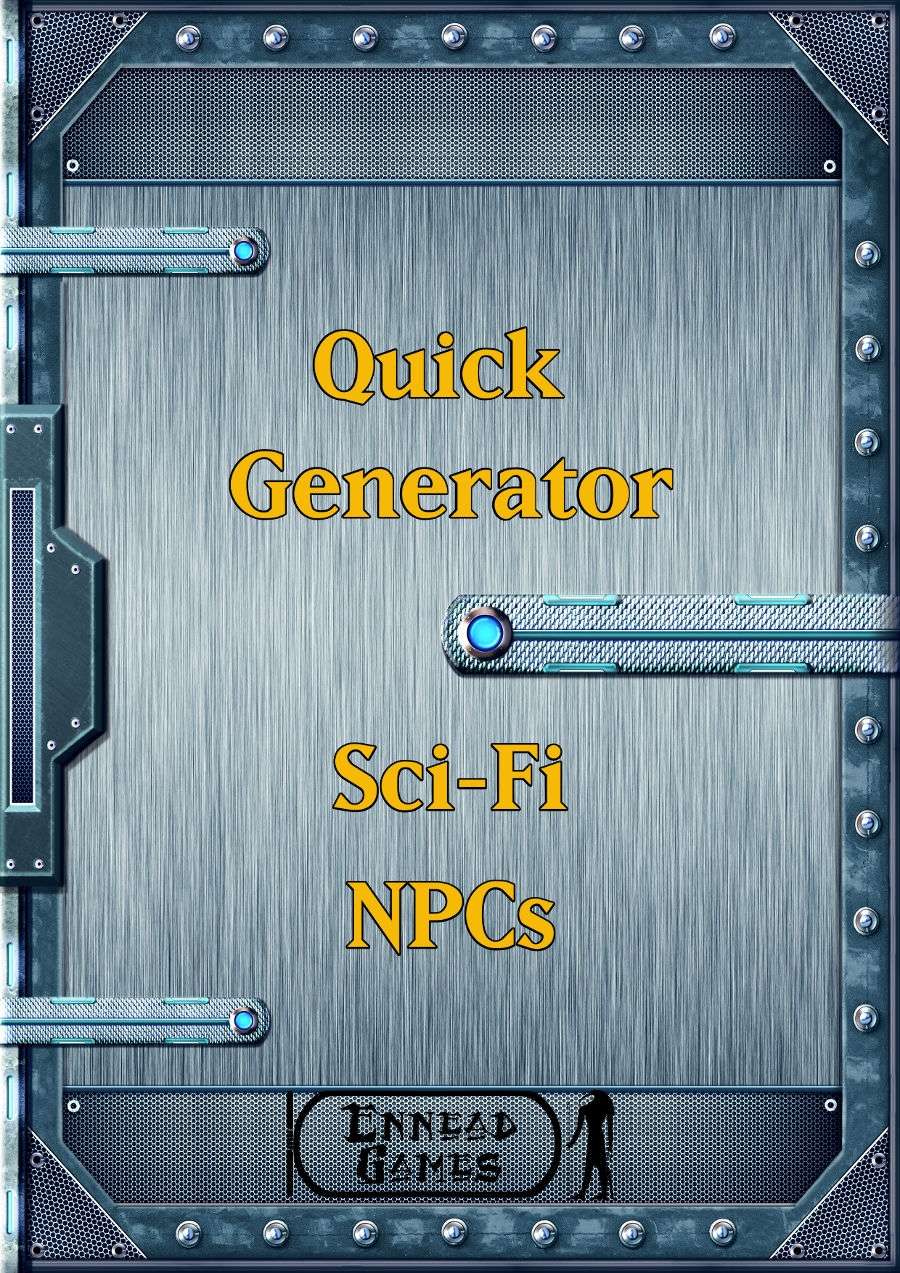 Quick Generator - SciFi NPCs - Ennead Games | Quick Gens Sci-Fi ...