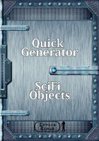 Quick Generator - SciFi Objects