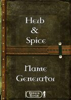 Herb & Spices Name Generator