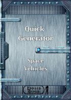 Quick Generator - Space Vehicles